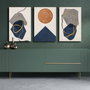 Wallity Conjunto de 3 Lienzos Decorativos Multicolor 45x70 cm